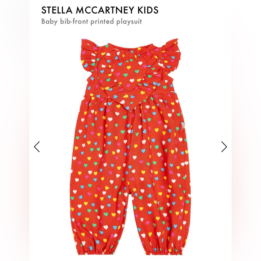 Stella McCartney Heart Print Jumpsuit 24 month